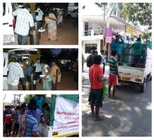 20-Apr-2020 Report 2: Cooked food being distributed and served to the needy at various places in North Goa