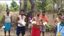 Distribution of Dry Ration to the needy people in South Goa District. 