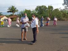 Distribution of Dry Ration to the needy people in South Goa District. 