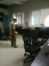Sanitization Carried out at the Collectorate Building South Goa District Margao-Goa.