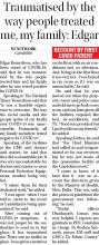 21-Apr-2020 Report 2: Times of India dated 21/04/2020 featured interview of first COVID-19 negative person who expressed his experience while being COVID-19 positive in isolation and quarantine and thanked officer of District Administration Shri Dashrath Gawas for being helpful towards him. We are proud of our Officers like Dashrath Gawas who perform their duty with dedication and integrity 