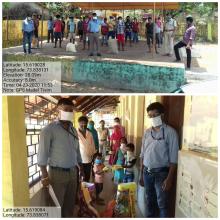 23-Apr-2020 Report 1: Distribution of dry ration by Talathis Priyesh Pednekar and Vishram Nagde