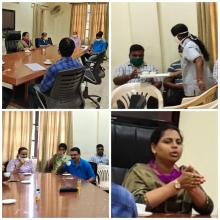 26-Apr-2020 Report 1: Collector North Goa R Menaka IAS as per recommendations of Ministry of Ayush made arrangements for Herbal Tea to the Collectorate officers and staff. Awareness on health and immunity was imparted through motivational talk