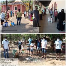 27-Apr-2020 Report 1: Distribution of dry ration to the needy at various places in North Goa