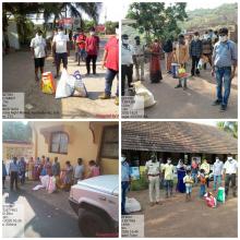 30-Apr-2020 Report 1: Distribution of dry ration to the needy in North Goa