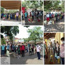 03-May-2020 Report 1: Distribution of dry ration to the needy migrants 