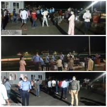 07-May-2020 Report 1: Dinner being served at pedem shelter house, 
