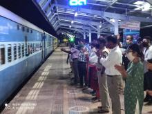 22-May-2020 Report: Shramik Special Train carrying 814 passengers left  Madgaon Railway station for Jaunpur Junction railway station.