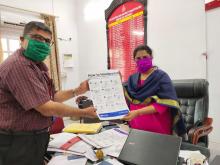 15-May-2020 Report: Manipal hospitals Goa submitted a request letter to Collector North Smt R Menaka IAS, to Promote Correct Hand washing Techniques among  North Goa Collectorate staff.
