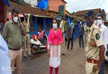 28-Jul-2020: Collector North Menaka Ramiah IAS, Inspected containment zones in Tiswadi Taluka.