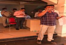 Collector & South Goa District Disaster Management Authority reviewing the process of transportation of migrants labourers to their native place at Fatorda Stadium, Margao-Goa.