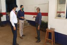 Inspection conducted by the Dy. Collector & SDM, Mormugao in one of the Industrial Estate at Sancoale regarding implementation of measures such as Social Distancing, Sanitation etc...