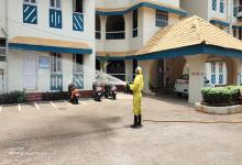Sanitization of the District Court Margao Carried out by the District Administration South Goa. 