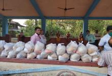 Distribution of Dry Ration to the needy people in South Goa District.