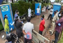 28-Jul-2020: Jt. Mamlatdar Tiswadi Dattaraj Dessai, Amalia Pinto and Archana Faterpekar Visited Indiranagar containment zones ward no 4 and 11 to inspect the arrangements.