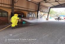 Sanitization Carried out by District Administration at Canacona Check Post.