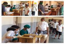 20-Apr-2020 Report 3: Medical check up of residents in the shelter homes seen underway in the pictures
