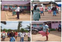 Shelter home at Guirim Namoshi, Bardez, North Goa. Yoga, Counseling and other Recreational activities being conducted for physical and mental well being of the residents