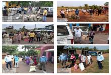 20-Apr-2020 Report 3: Distribution of essential commodities and dry ration to the needy across various places in North Goa District 