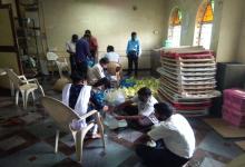 Packaging of the Dry Ration carried out for distribution to the needy people by District Administration South Goa.