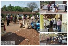 21-Apr-2020 Report 4: Distribution of Groceries and dry ration supply to various people across the North Goa District. These requests were received through last minute distress calls and Twitter messages and were promptly arranged by the Administration 
