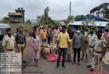 20-Apr-2020 Report 3: OSD food Dr. Geeta Nagvenkar along with other revenue officials and staff, attending a emergency distress call in Bardez and reaching out to them with groceries