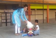 20-Apr-2020 Report 1: Distribution of toys to the children staying in shelter home Narayan Zantye college Mayem, Bicholim 