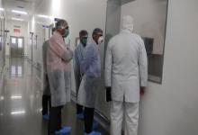 Inspection conducted by the Dy. Collector & SDM, Salcete in one of the Pharmaceutical at Verna regarding implementation of measures such as Social Distancing, Sanitation etc..