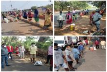 Supply of dry ration to the needy