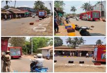 Educational van creating awareness on COVID-19 across Pernem Taluka North Goa 