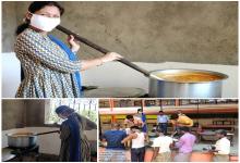 24-Apr-2020 Report 1: Asst. OSD food  & Executive Magistrate of Bicholim Akshaya Chodankar seen cooking food for the residents of Mayem Shelter home