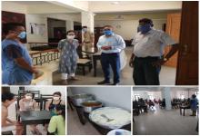 24-Apr-2020 Report 1: Observer Kunal IAS visited SAI hostel shelter home for residents from NE and interacted with them. 