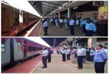 20-May-2020 Report: SHRAMIK EXPRESS TRAINS LEAVE FOR UP WITH 2984 PASSENGERS FROM MARGAO STATION.