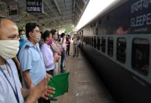 30-May-2020 Report: Shramik Special train to New Alipurduar, WB departed from Karmali station at 6:42pm with 1556 passengers on 30/05/2020.