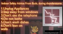 Indoor safety advice